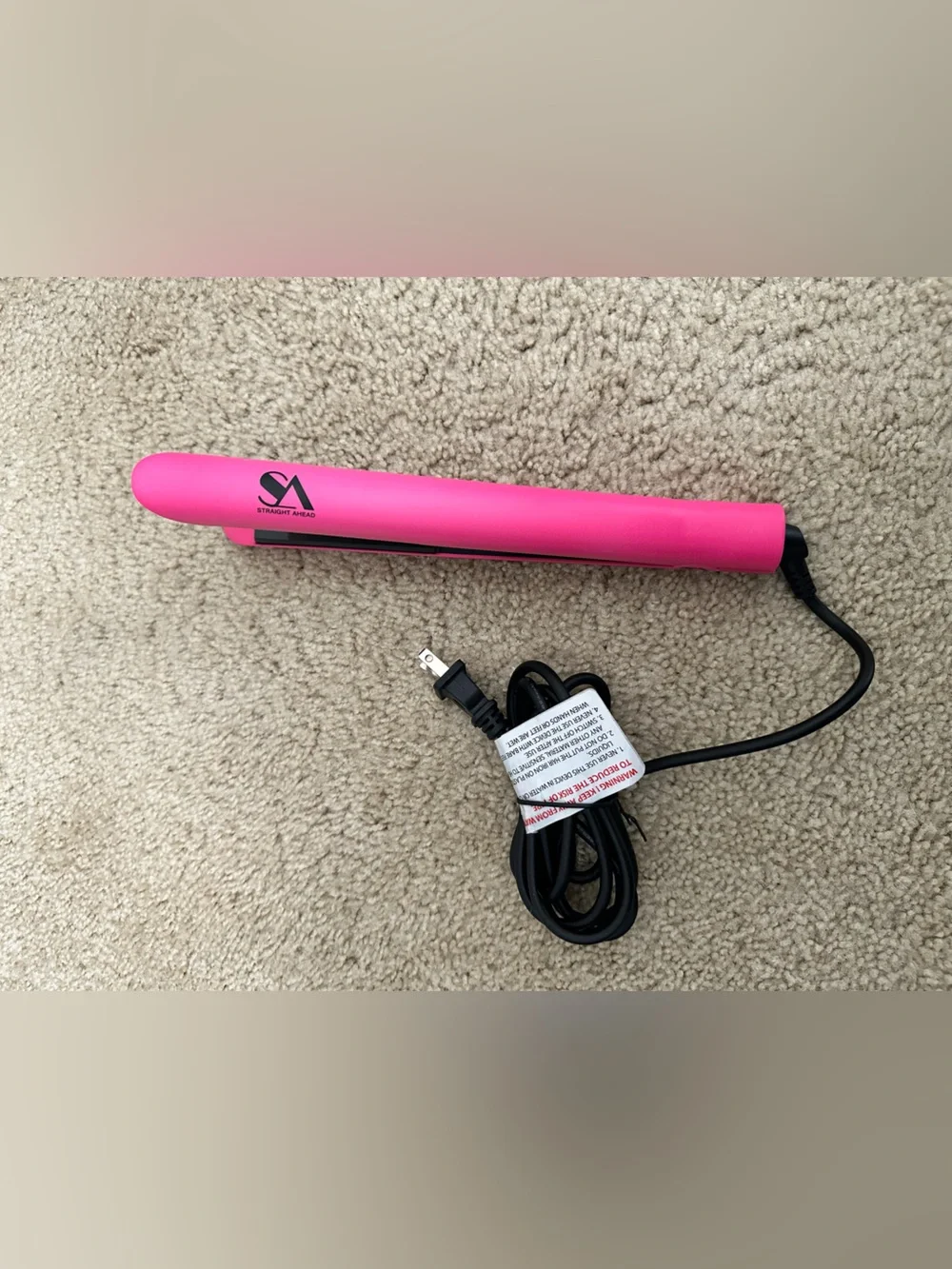 SA Bionic Pro Ceramic Flat 1” Iron Gold Collection in Pink EUC RARE - Picture 2 of 10